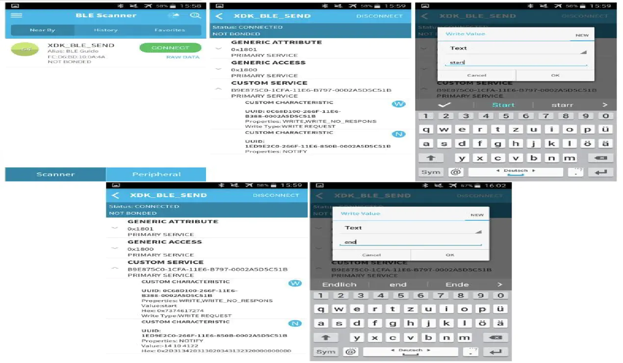 SendAccelerometerDataOverBle