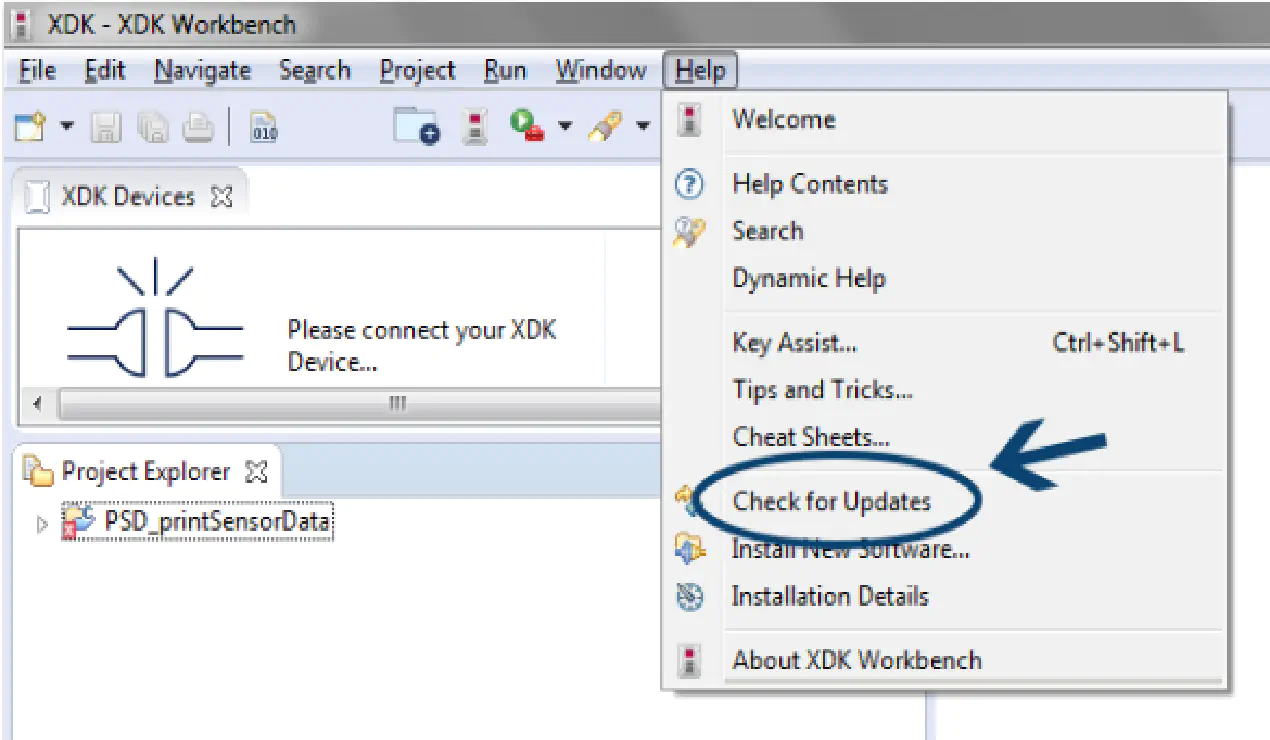 Updating the XDK-Workbench